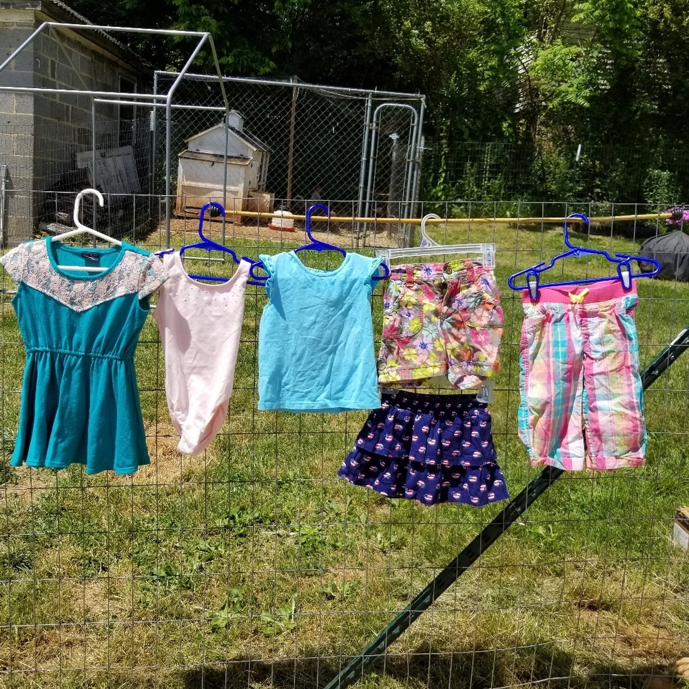 8pc. Girls 4t summer clothes